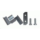 Mechanischer Endanschlag (sinnvoll bei unebenem, unfertigem Bodenaufbau)